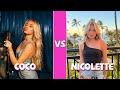 Coco Quinn Vs Nicolette Durazzo TikTok Dances Compilation