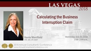 Calculating the Business Interruption Claim | Kerrie Merrifield interviewed by Janae Castell