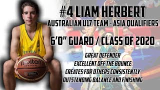 Liam Herbert FIBA Asia Cup Highlights