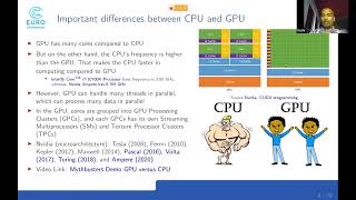 WORKSHOP || Programming on accelerators: Introduction to GPU and DEMO by Mathi Krishnasamy