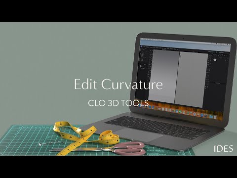CLO 3D Tools Explained, Under 2 Mins- Edit Curvature