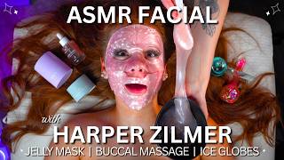 Harper Zilmer's Deep Sleep ASMR Facial (Slime Mask and hair play) 💤#asmr