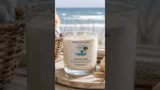 Experience the essence of coastal calm with our Seaside Linen Candle by Gabriel & Lily’s Candles.