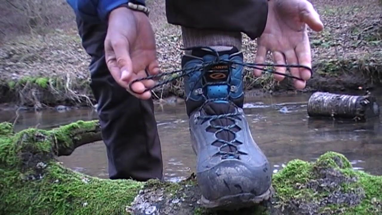 Heel Lock Lacing How to Tie Hiking Boots YouTube