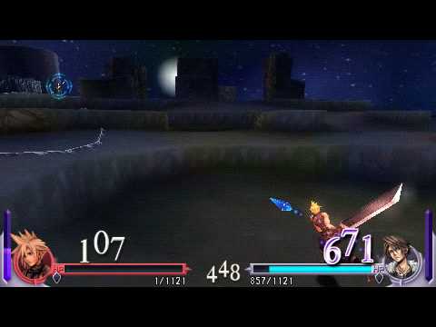 final fantasy dissidia: cloud vs. squall