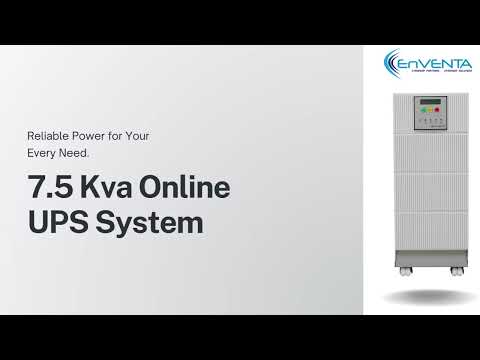 ENVENTA 7.5 Kva Industrial Online UPS - video from Enventa Power Technologies