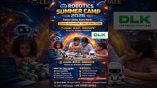 Robotics | "Hands-on robots. Real coding. Endless fun." | Internship 2026
