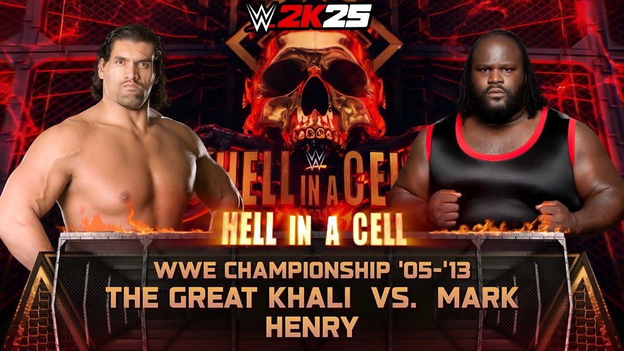 FULL MATCH: The Great Khali vs. Mark Henry WWE 2K25 HEEL IN A CELL Sep. 19 , 2025