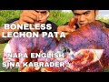 OUTDOOR COOKING | BONELESS LECHON PATA | ENGLISH WARS!