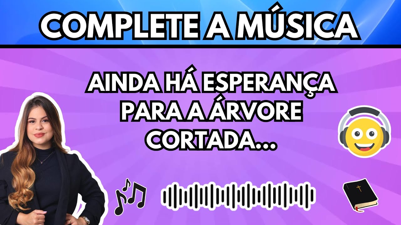 Complete a Letra da Música Gospel | Desafio Musical🎶