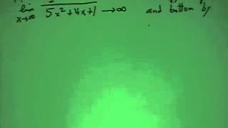 Lecture 7  Limits at infinity