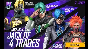 New Hacker Store  Freefire Jack Of 4 Trades | #Freefire#Gunduboss#Hackerstore
