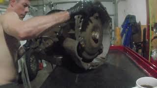 Getting the transmission on the table. by Okie Built Autos 89 views 6 months ago 5 minutes, 19 seconds