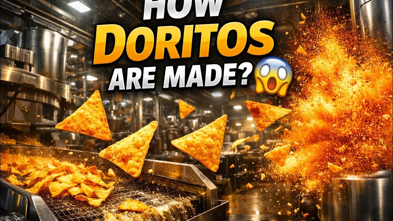 How Doritos Are Made in Factory | From Corn to Crunch | Satisfying Food Process
