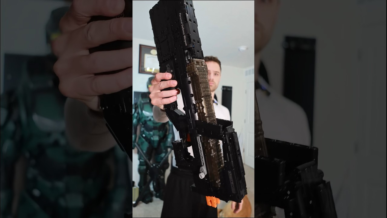 Putting together the P90 brick set 