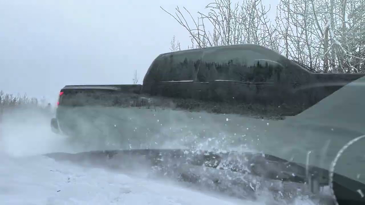 Out for a rip in the snow