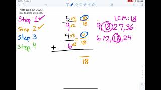 More Adding Fractions
