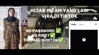 Hijab hitam yang lagi viral di tiktok 2025 terbaru