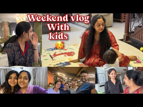 Weekend vlog with kids | Sindhu krishna 