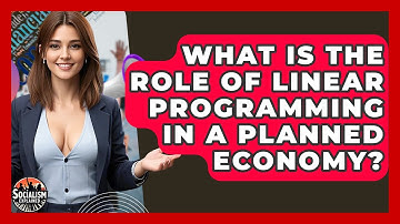 What Is The Role Of Linear Programming In A Planned Economy? - Socialism Explained