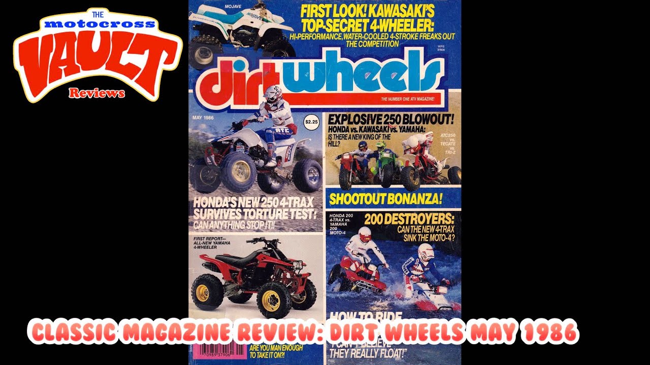 Classic Magazine Review Dirt Wheels May 1986 YouTube