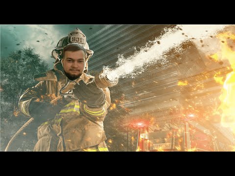 SGT GRAFOYNI спасает людей от пожара в firefighting simulator - the squad 1 серия