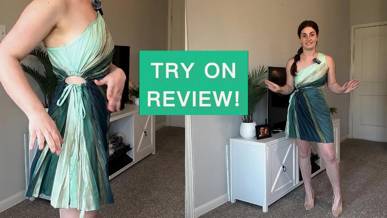 MakeMeChic Green Tie Dye Dress Try On Review!