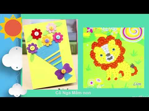 Video Dạy học trực tuyến Trang trí bưu thiếp/ Trang trí... - youtube