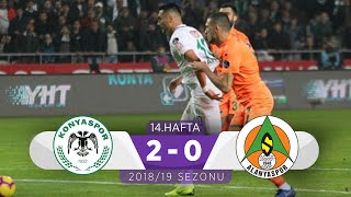 Konyaspor (2-0) Aytemiz Alanyaspor | 14. Hafta - 2018/19