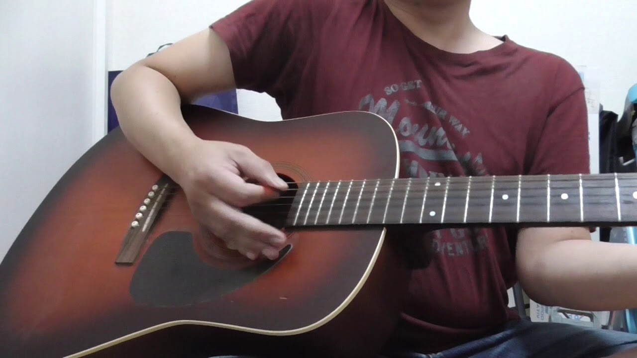 弾き語り 旅人よ The Longest Journey 爆風スランプ Guitar Cover アコースティックギター カバー Youtube