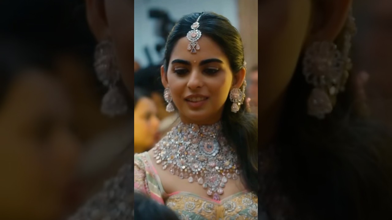 💖 Sister Goals! Isha Ambani’s Special Role at Anant & Radhika’s Wedding 👑✨