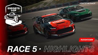 NGK & NTK ESPORTS CUP 2024 // Race 5 • Highlights @Rudskogen