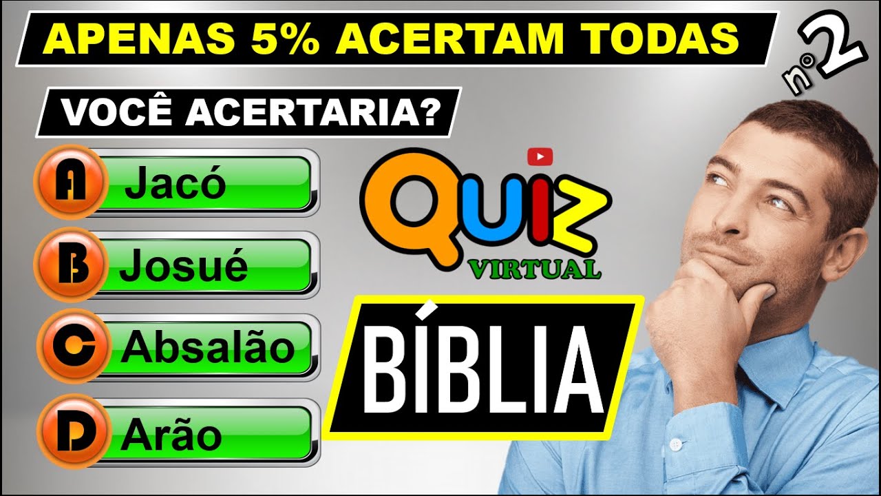 40 Perguntas Bíblicas Nível Fácil - Quiz Bíblico