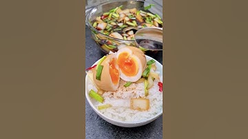 Trứng ngâm tương #Short