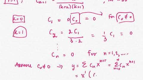 M208 Sec6_3 Frobenius Method r1-r2 = pos integer Pt2