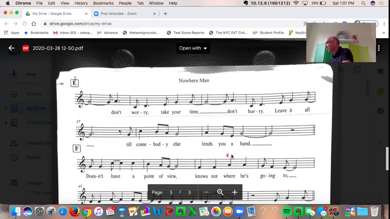 Zoom fifty nifty and nowhere man