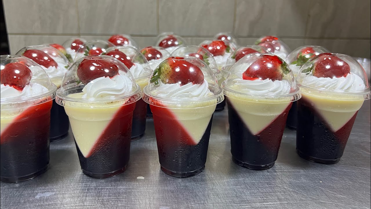 Así se ase un rico postre para negocio 