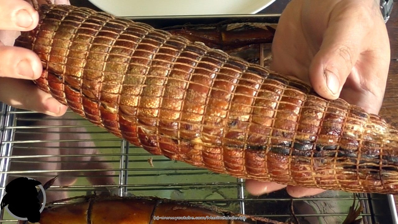 Как сделать Копченый Рулет из Рыбы - РЕЦЕПТ