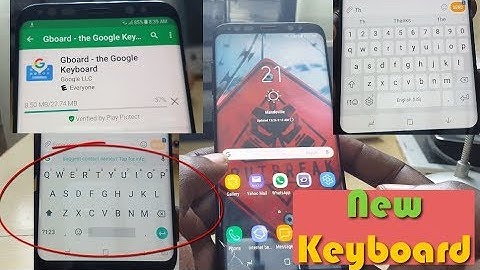 How to change the Keyboard Galaxy S8
