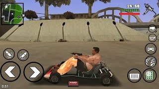 GTA San Andreas ( Gta 5 Android Mod ) | How to Get Rare Vehicle "Kart" In Gta San Andreas | screenshot 4