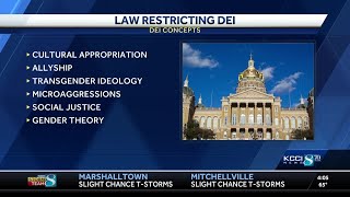 Gov. Kim Reynolds signs sweeping DEI restrictions into law @KCCI