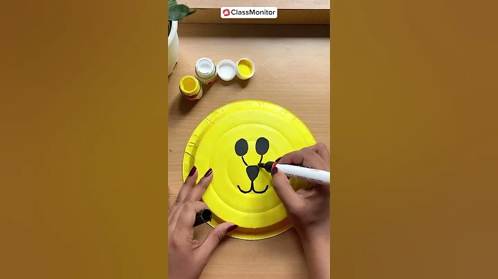 Paper plate animal masks for children #diy #shorts #papercraft #easycraft