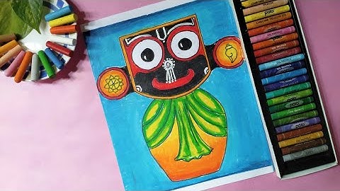 easy Jagannath drawing,how to draw lord Jagannath, easy step by step lord  Jagannath drawing.