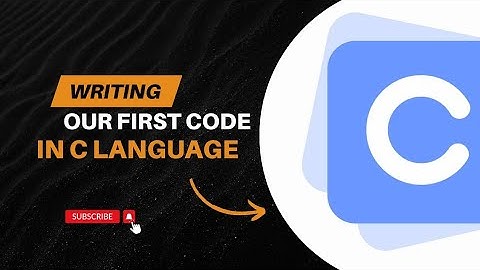 Episode-3 Writing OUR First Code in C Language #viralvideo