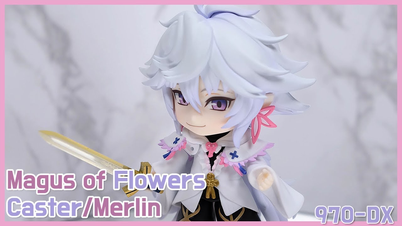 FATE/GRAND ORDER ARCADE Nendoroid Action Figura Caster/merlin (prototype) 10 Cm EUR 88,15