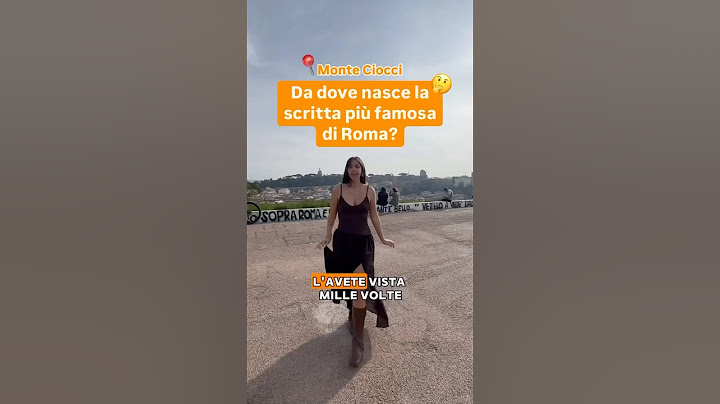 Da dove nasce la scritta più famosa di Roma?👇🏻👀