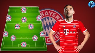 Bayern Munich Potential Lineup With Summer Transfers 2023 Feat Hakim Ziyech🔥😱