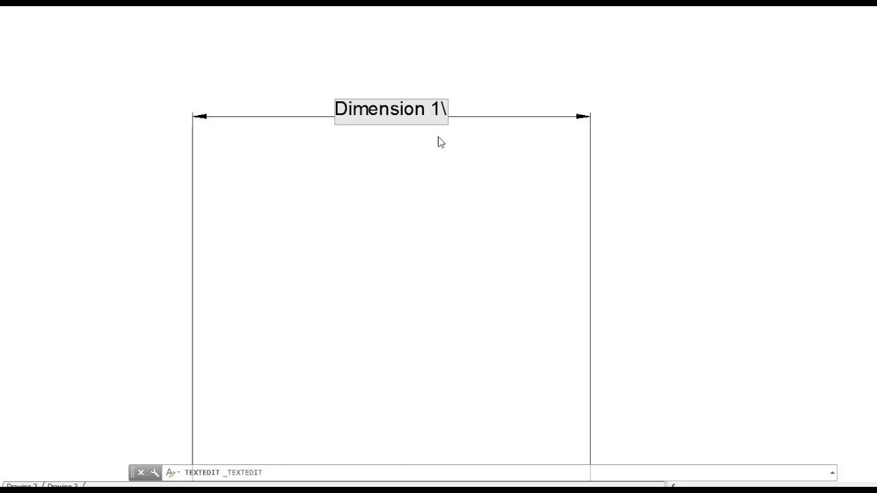 How to create a mult-lined dimension text in AutoCAD - YouTube