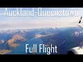 FULL FLIGHT | Auckland to Queenstown | A320 | Air New Zealand | NZ613