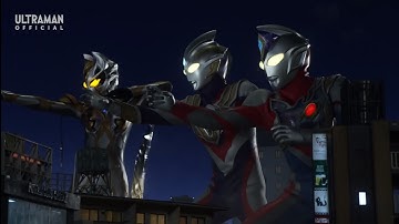 Carmeara fights with Trigger and Decker | Ultraman Decker